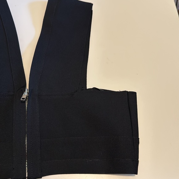 NWT Black Hervé Léger x Forever 21 collection Bandage Crop Top - Picture 4 of 16